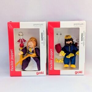 Flexible Puppet Set King And Queen